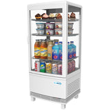 17 in. White Countertop Display Refrigerator - 3 Cu Ft. CDCU-3C-WH