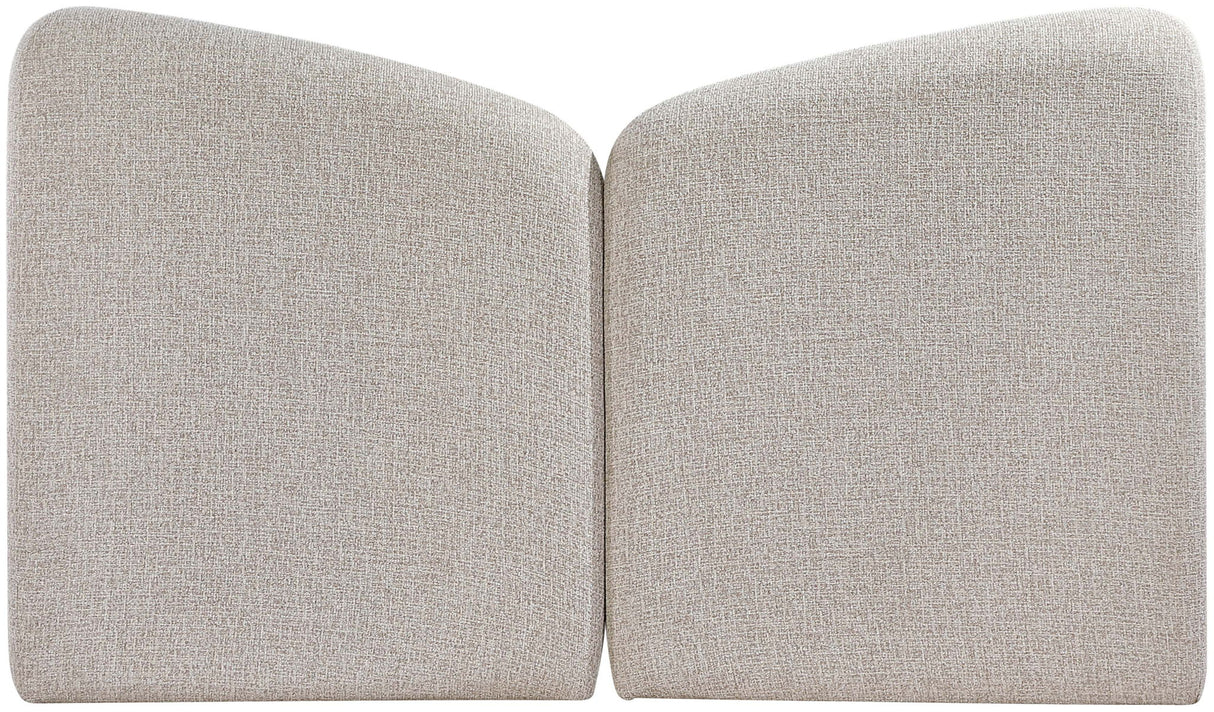 Elowen - Chenille Fabric Upholstered Bed