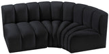 Arc - Velvet 3 Piece Sofa