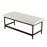 Fuji - Bench - Black Metal Base