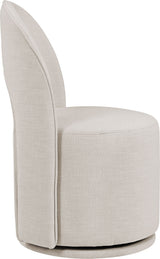 Cirelle - Linen Textured Performance Fabric Dining Chair (Set of 2)