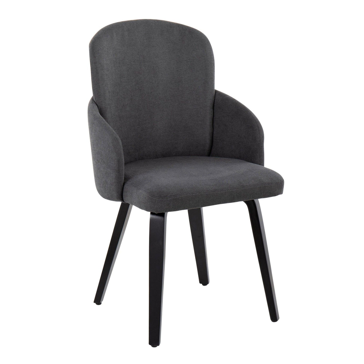 Dahlia - Contemporary Dining Chair (Set of 2) - Black Wood