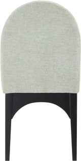 Waldorf - Chenille Dining Side Chair With Black Legs