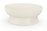 Avaya - Concrete And Fiberglass Indoor / Outdoor Coffee Table - Cream