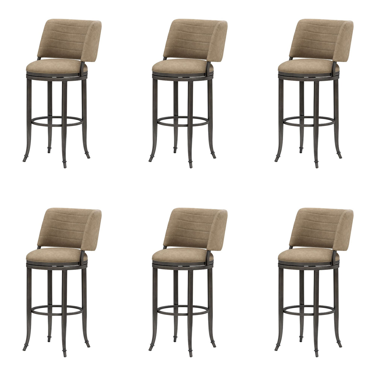 Torres - Upholstered Swivel Barstool