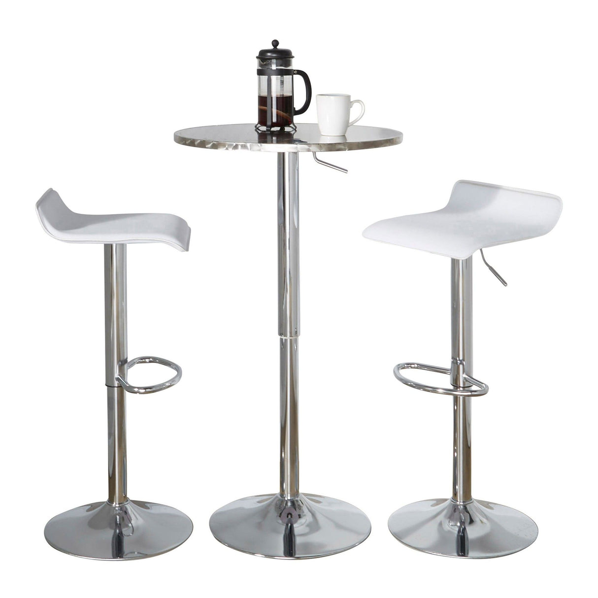 Ale - Round Bar Set - Chrome Metal
