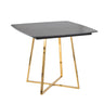 Folia - Dinette Table - Gold Metal