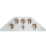 Café CGP95363MS2 36 inch gas cooktop angled view