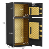 Large Double Door Coin Operated Safe, Digital Security Safe With Fireproof And Waterproof Bag