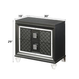 Sawyer - Nightstand - Metallic Gray