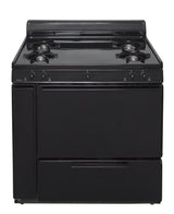 36 in. Freestanding Gas Range in Black - (SLK100BP)
