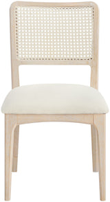 Atrium - Upholstered Seat Dining Chair With Brushed Natural Base (Set of 2)