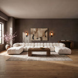Orin - 7 Piece Modular Sectional (3 Modular Chairs, 2 Corner Chairs & 2 Ottomans)