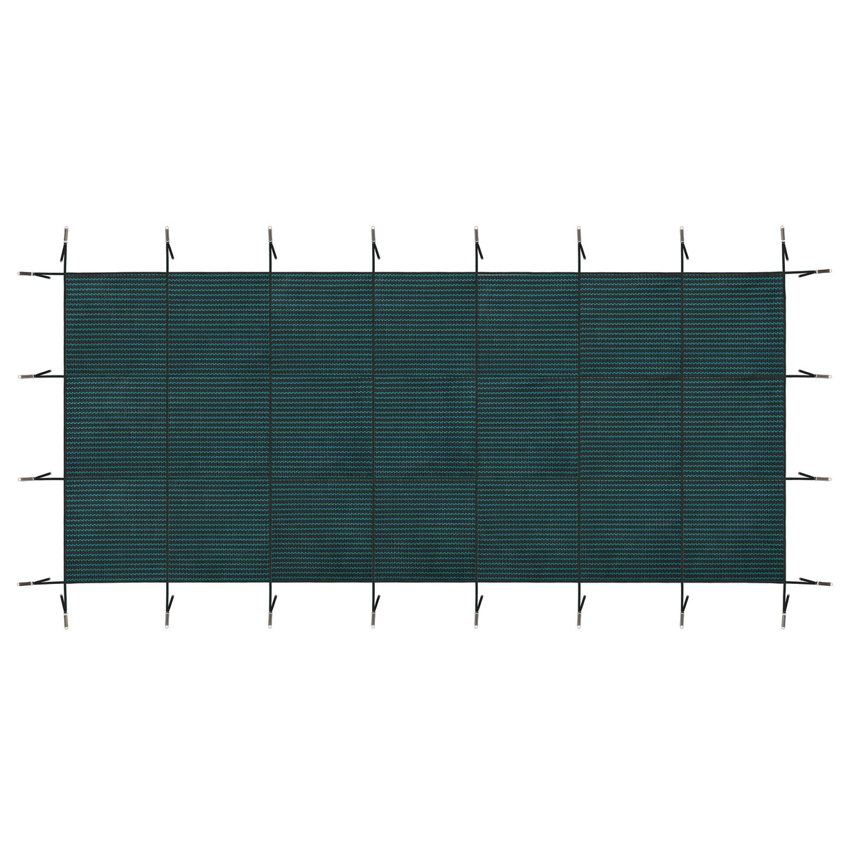 Swimming Pool Safety Cover For Rectangular Underground Pools - Green