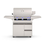 Fire Magic Echelon Diamond E660i 30-Inch Freestanding Propane Grill w/ Rotisserie & Analog Thermometer