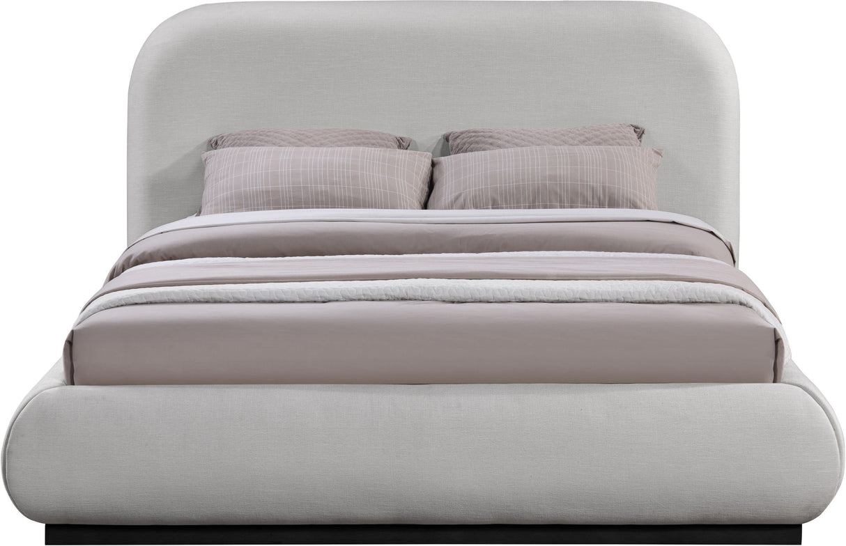 Vaughn - Chenille Bed With Black Base
