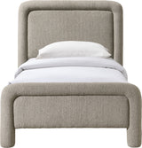 Baylor - Fabric With Interwoven Chenille Upholstered Bed