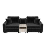 Modular Sofa Couch With Storage Armrest And Center Console
