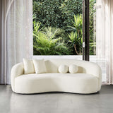 Drake - Japandi Style Curvy Boucle Sofa