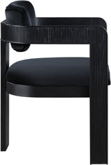 Sacha - Velvet Dining Chair With Black Base (Set of 2)