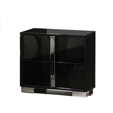 Nightstand With Vertical Handles