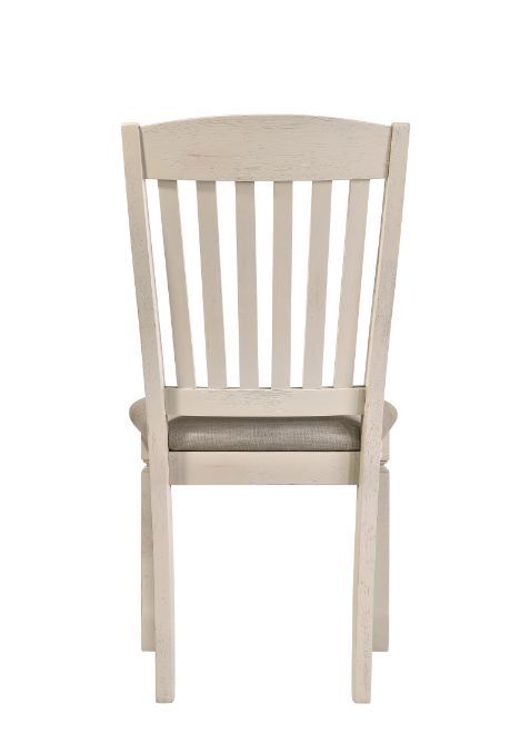 Fedele - Side Chair (Set of 2) - Tan Fabric & Cream