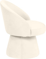Selene - Upholstered Swivel Dining Chair