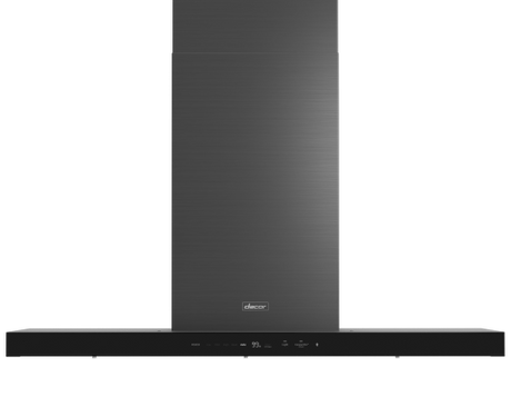 Dacor DHD48U990WM 48 Inch Chimney Wall Hood Graphite Stainless front view