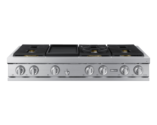 Dacor DTT48T963GS 48 Inch Gas Rangetop with Griddle front view