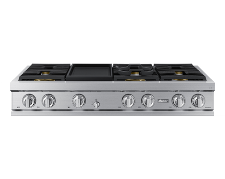 Dacor DTT48T963GS 48 Inch Gas Rangetop with Griddle front view