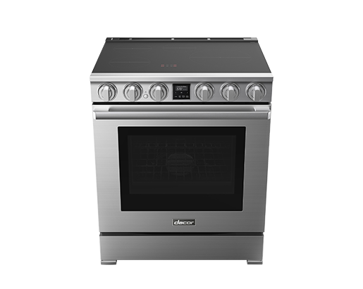 Dacor DOP30T940IS 30 Inch Induction Range Silver Stainless front view