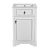Elegant Bathroom Vanity With Ceramic Sink, Soft Close Door, Adjustable Shelf