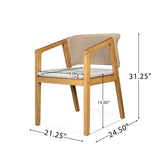 Patio Dining Chair (Set of 2) - Light Teak