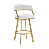 Saturn - Swivel Stool - Gold Legs