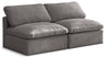 Plush - Modular Armless 2 Seat Sofa