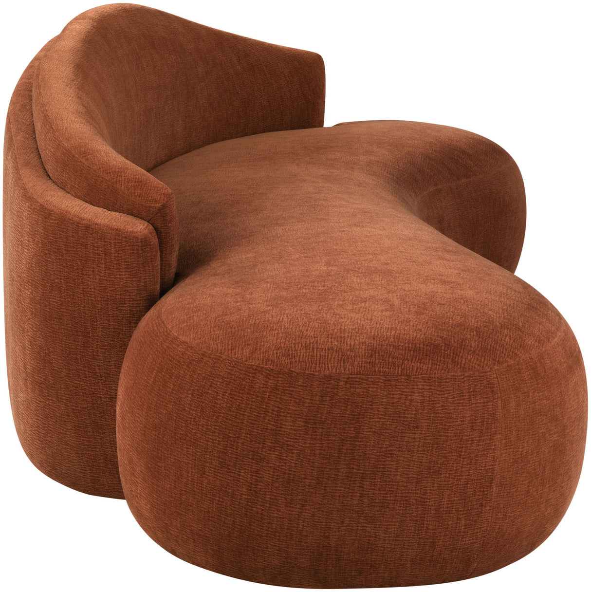 Caspian - Chenille Fabric Upholstered Sofa