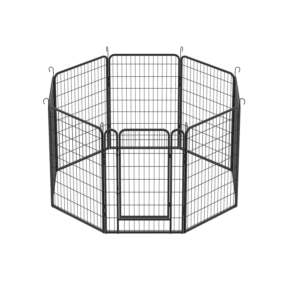 Heavy Duty Metal Playpen With Door, Dog Fence Pet Exercise Pen