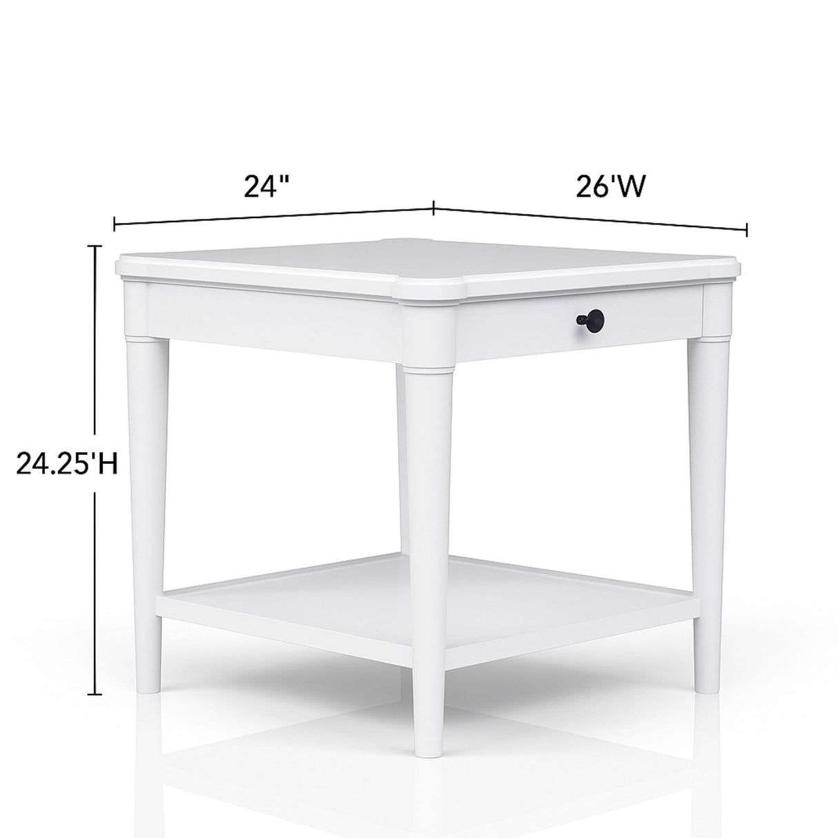 End Table With Storage Drawer