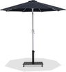 Fiji - Aluminum Patio Umbrella With Square Black And White Base