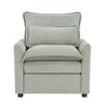 Modern Single Seat Accent Chair With Side Storage Pockets