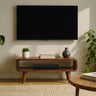 Solid Wood Open Media Unit