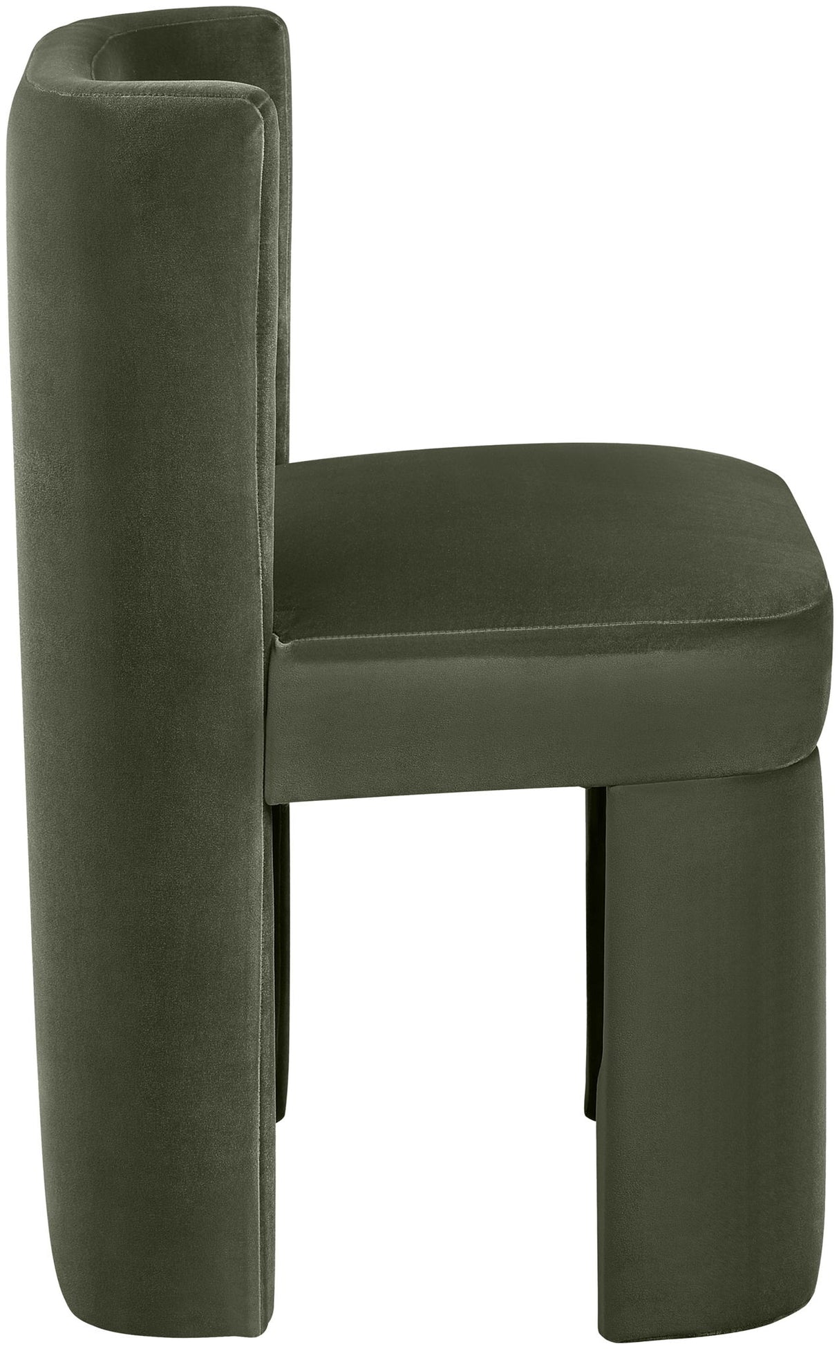 Zuno - Velvet Performance Fabric Upholstered Dining Chair (Set of 2)