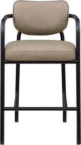 Serava - Vegan Leather Upholstered Bar Stool