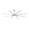 Ceiling Fan With Dimmable LED Light, 8 Blades, Reversible DC Motor, Remote Control