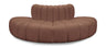Arc - Faux Leather 4 Piece Modular Sofa