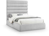 Adam - Linen Fabric Bed With 70.5" Headboard