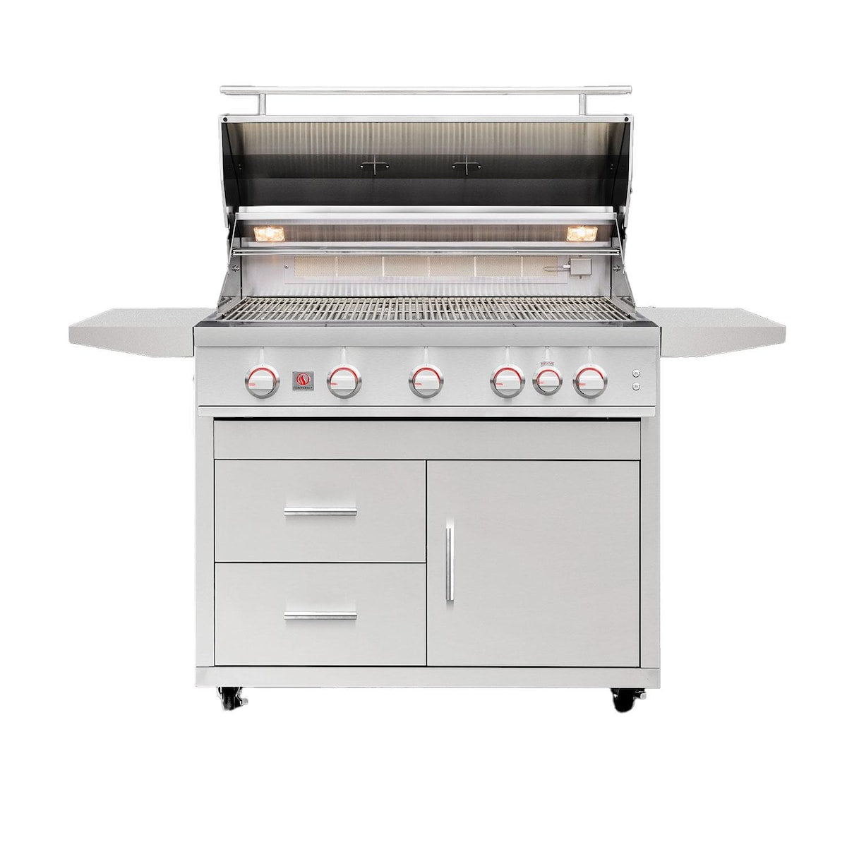Summerset Sizzler Pro 40-in 5 Burner Freestanding Propane Grill w/ Rear Infrared Burner