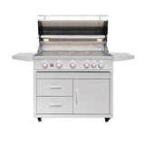 Summerset Sizzler Pro 40-in 5 Burner Freestanding Propane Grill w/ Rear Infrared Burner