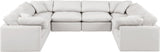 Indulge - Faux Leather 8 Piece Modular Sectional