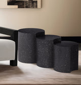 Dimple - 3 Piece Modular End Table - Terazzo Finish